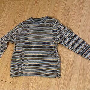 Vintage GAP 100% Lambswool Stripe Sweater M